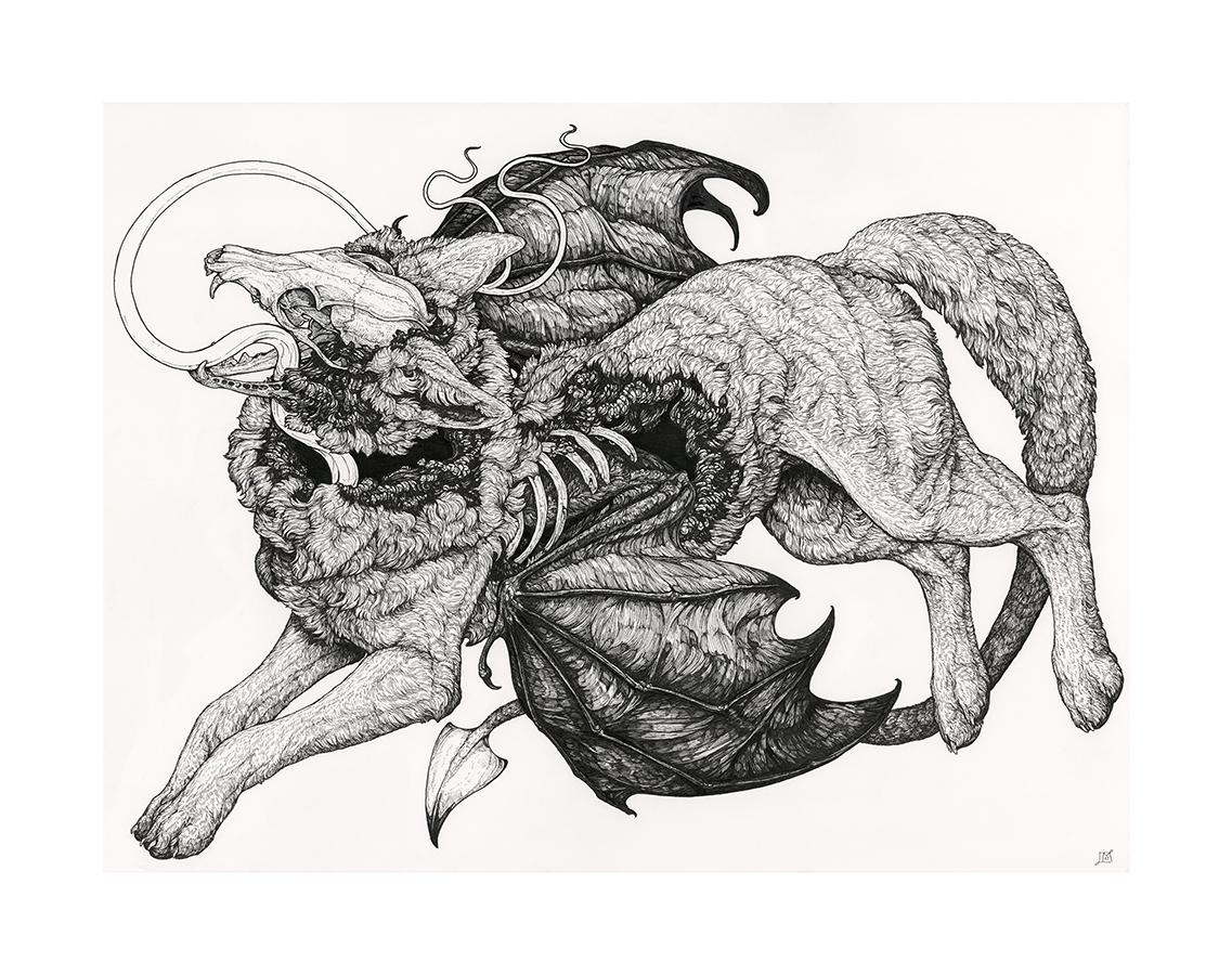 Demon Dog Limited Edition Mini Print