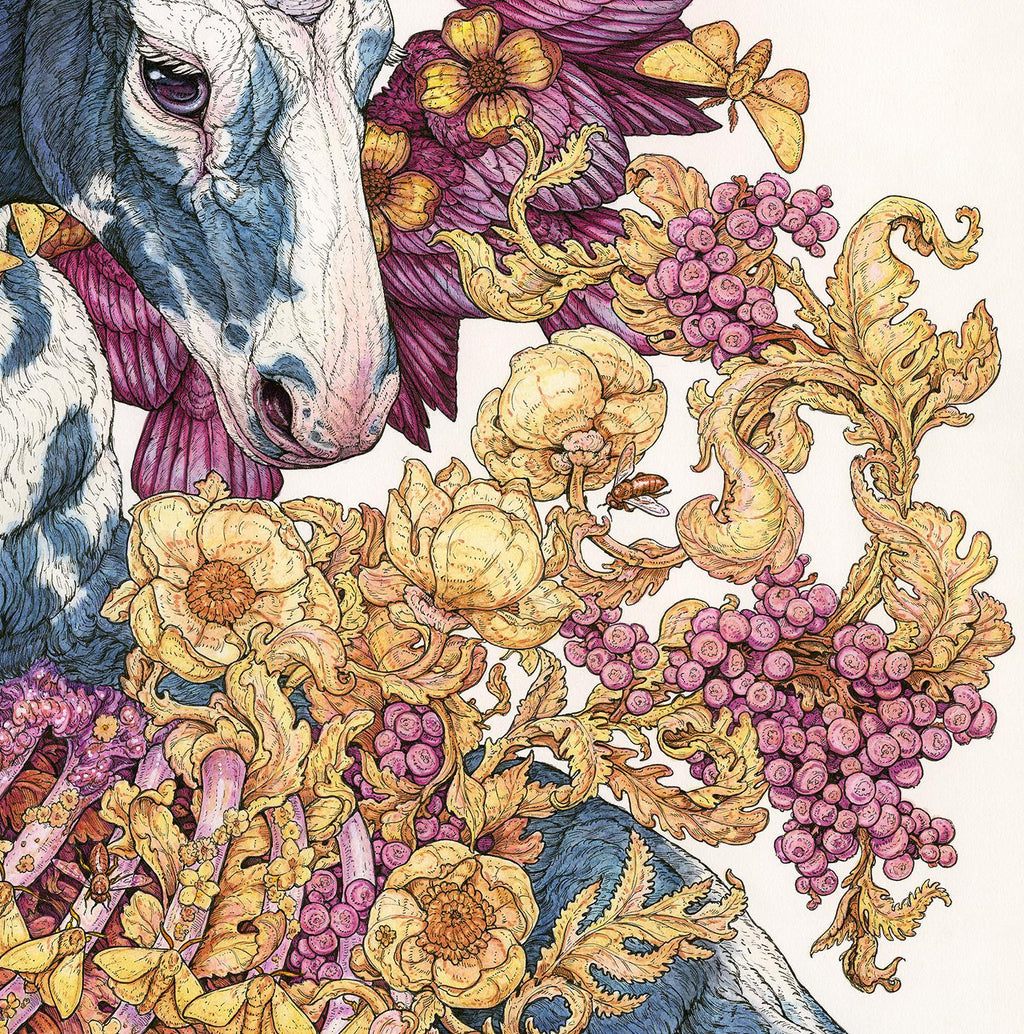 Heavenly Unicorn Large Limited Edition Print