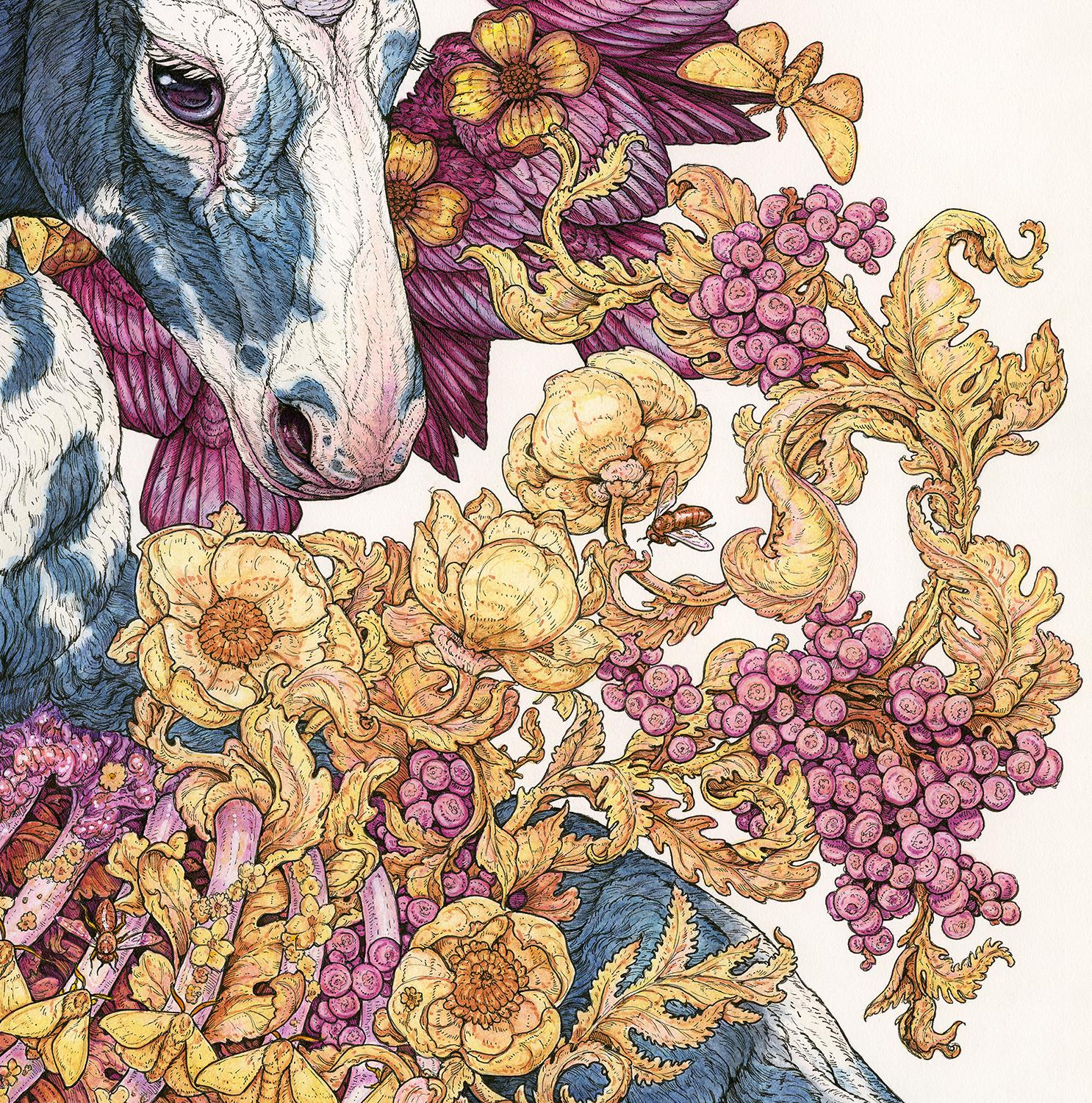 Heavenly Unicorn Large Limited Edition Print