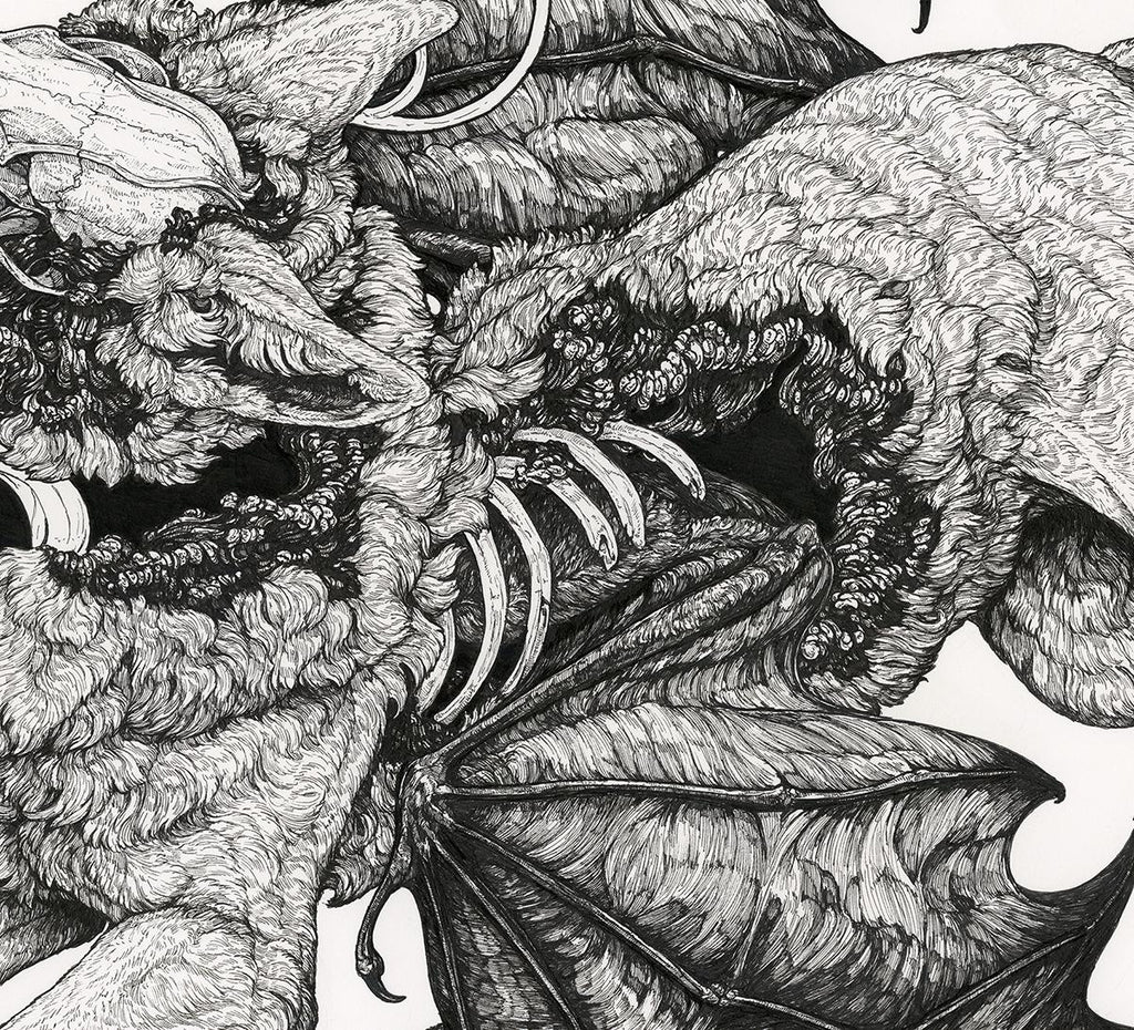 Demon Dog Limited Edition Mini Print