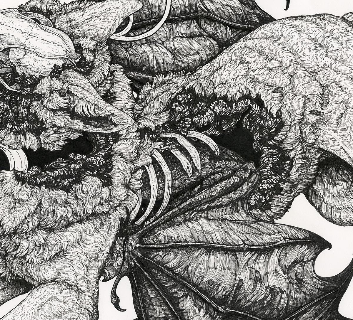 Demon Dog Limited Edition Mini Print