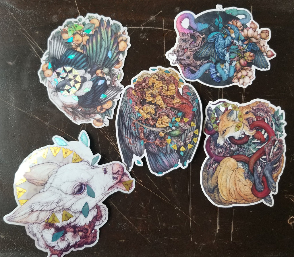 You Know Just How To Hold Me Holographic Sticker