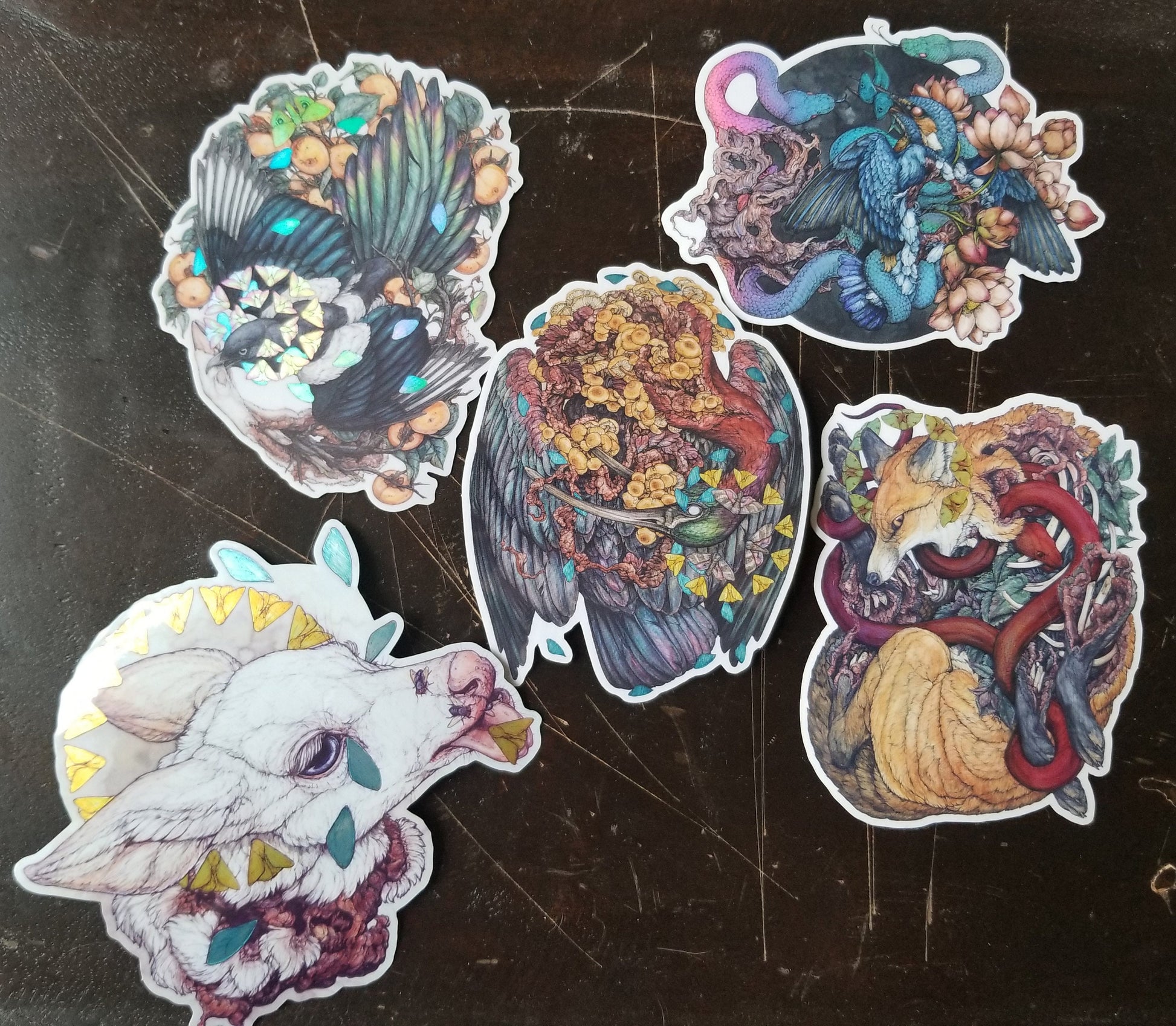 You Know Just How To Hold Me Holographic Sticker