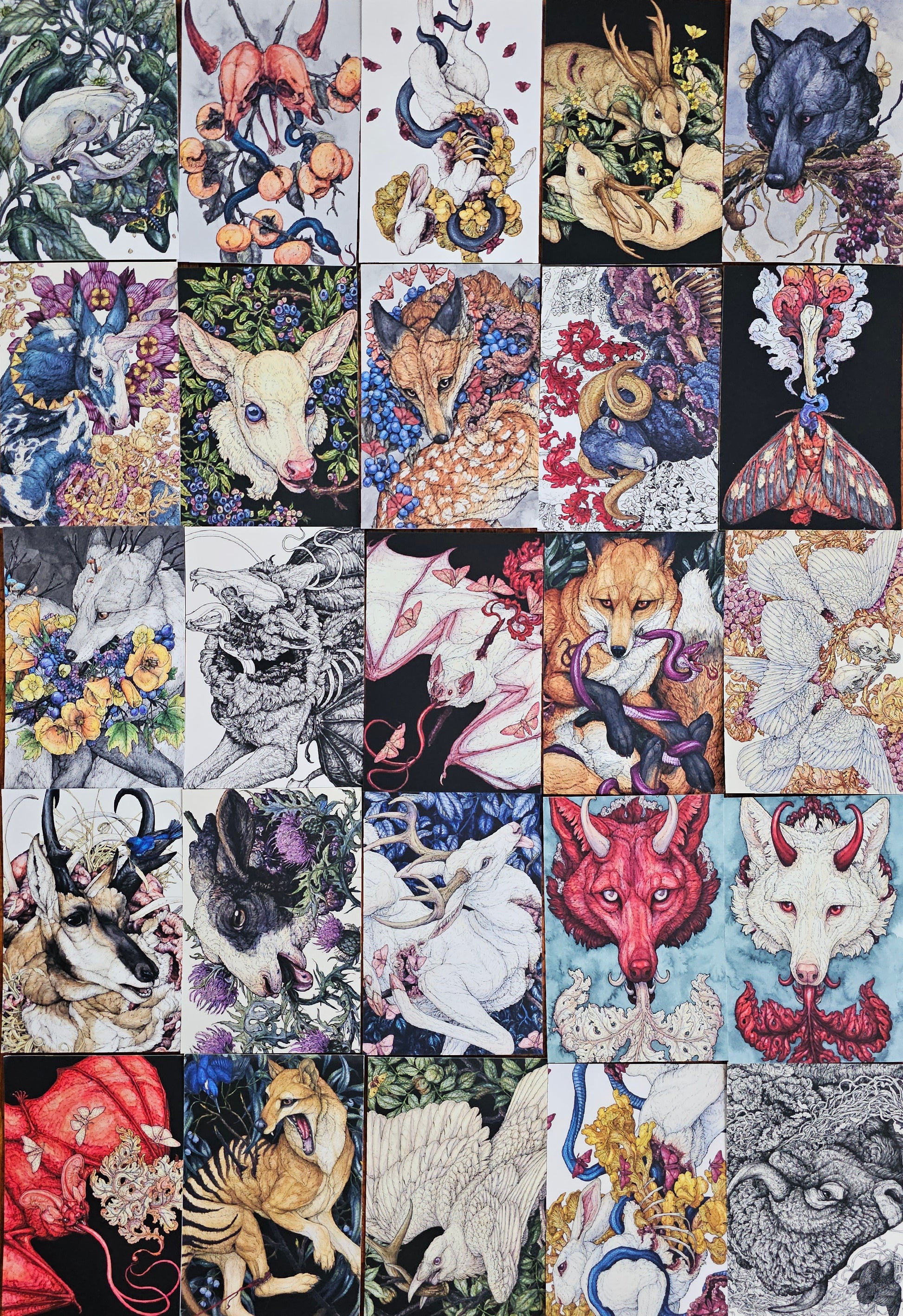 25 Piece Postcard Set: Version 4