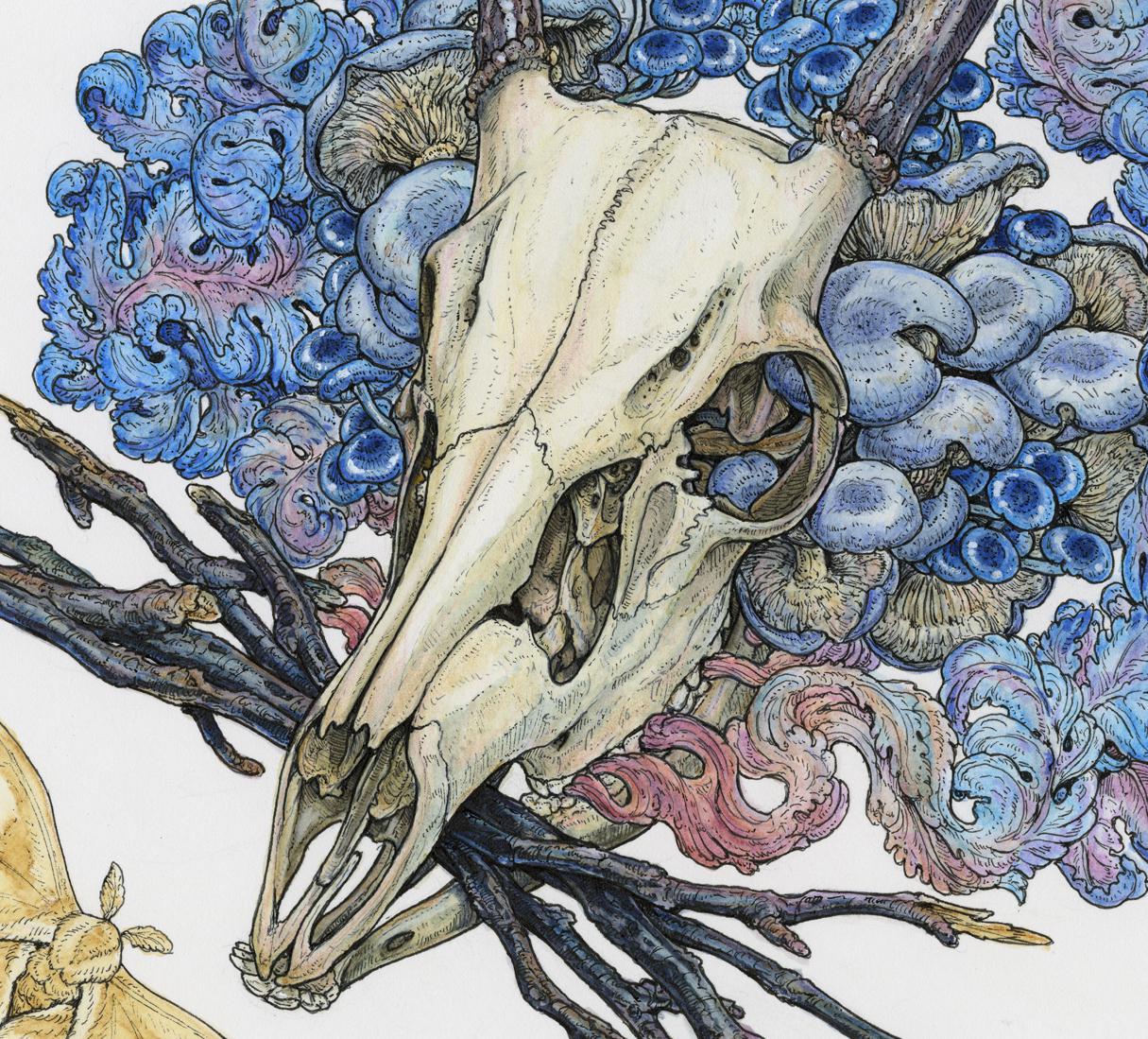 Will-0'-Wisp Framed Original Watercolor