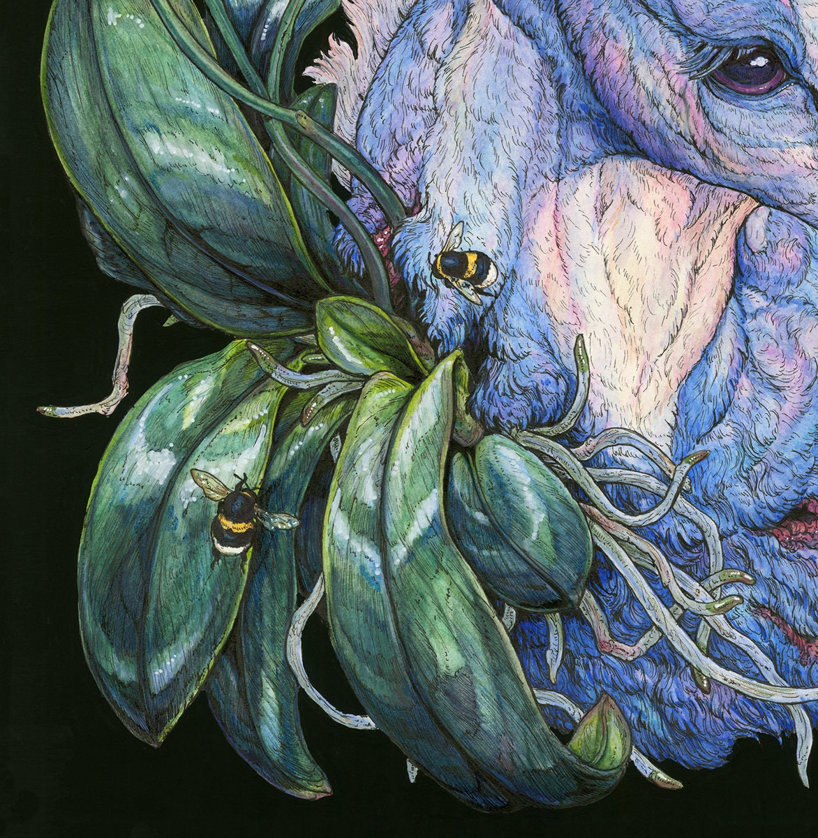 Orchid Guardian Mini Print