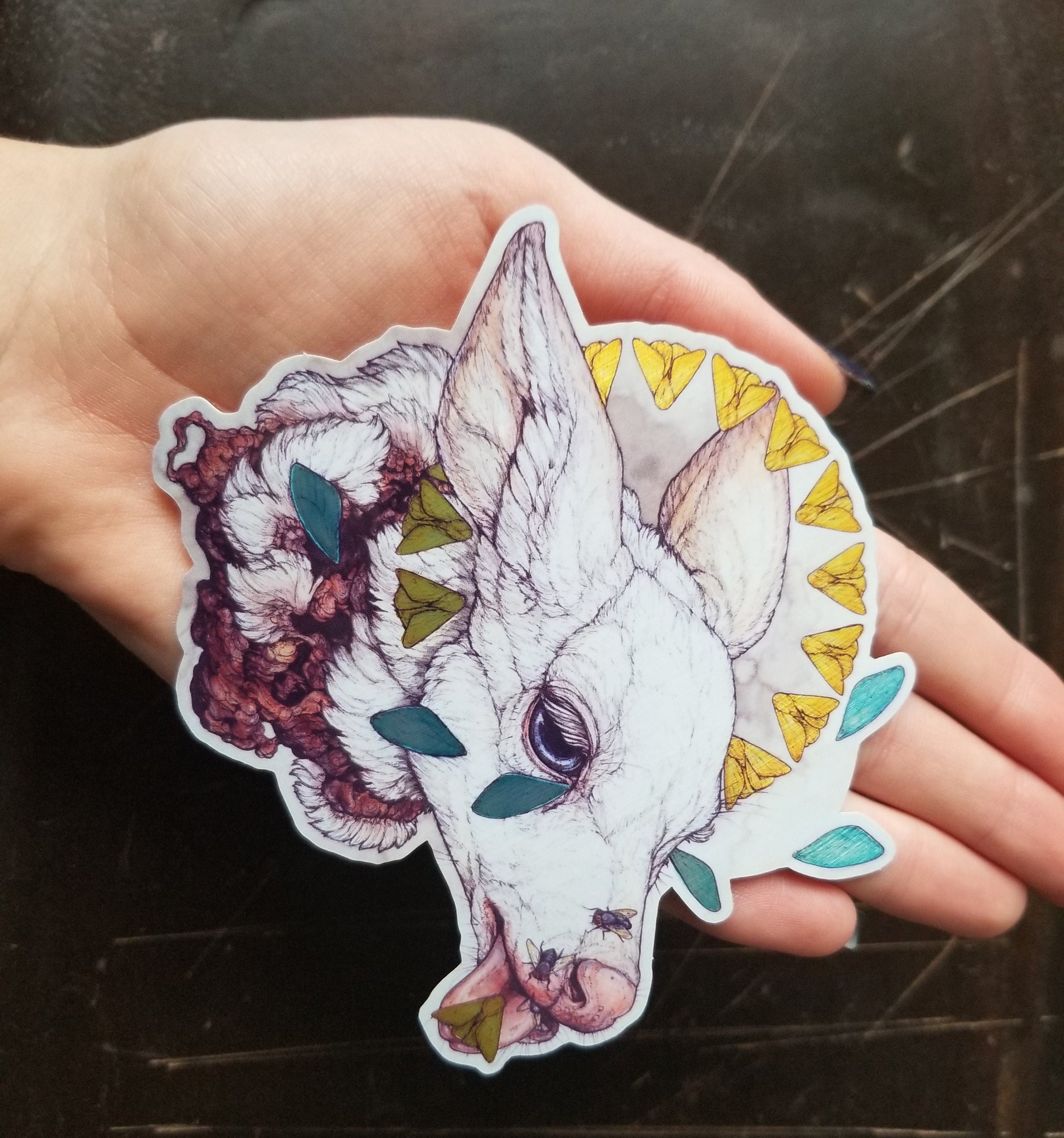Decapitated Second Holographic Sticker