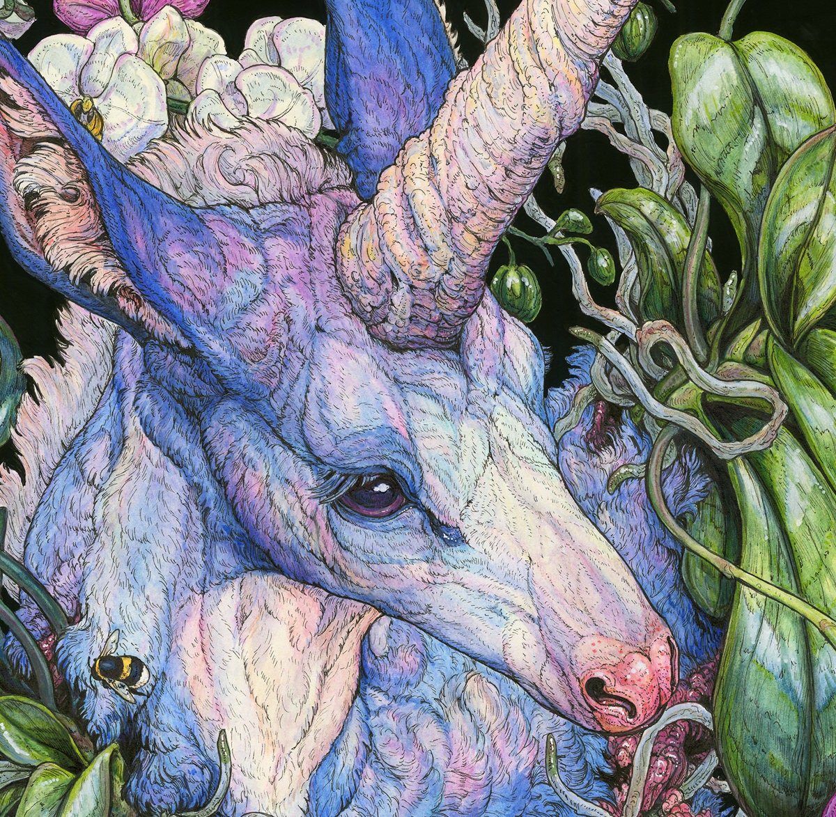 Orchid Guardian Mini Print