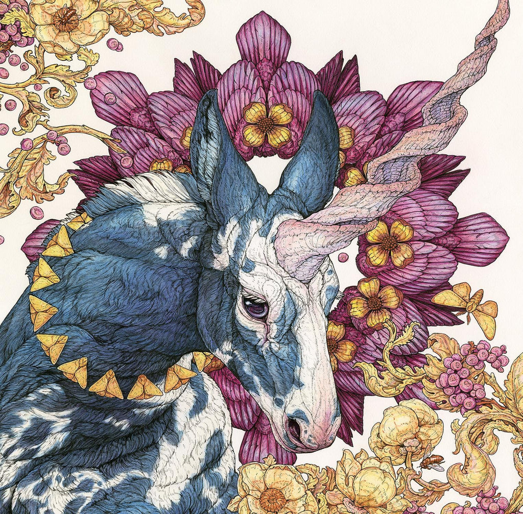 Heavenly Unicorn Limited Edition Mini Print