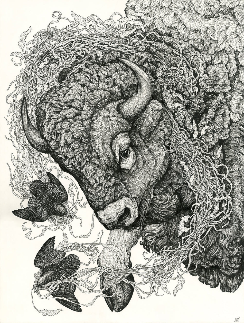 And So It Begins Original Watercolor