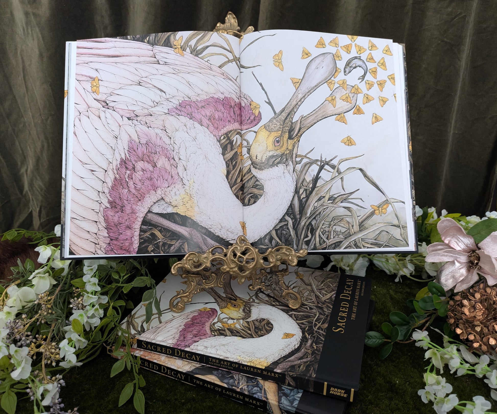 SIGNED Sacred Decay The Art of Lauren Marx Second Edition Book