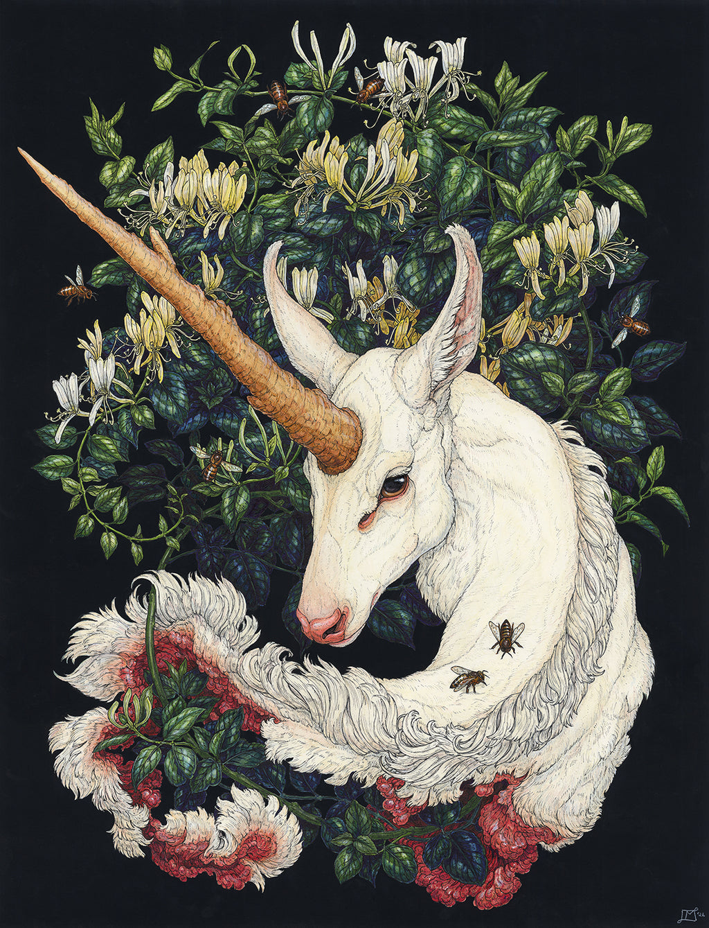 Honeysuckle Guardian Limited Edition Print