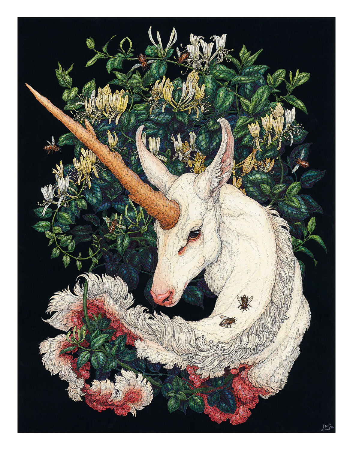 Honeysuckle Guardian Limited Edition Print