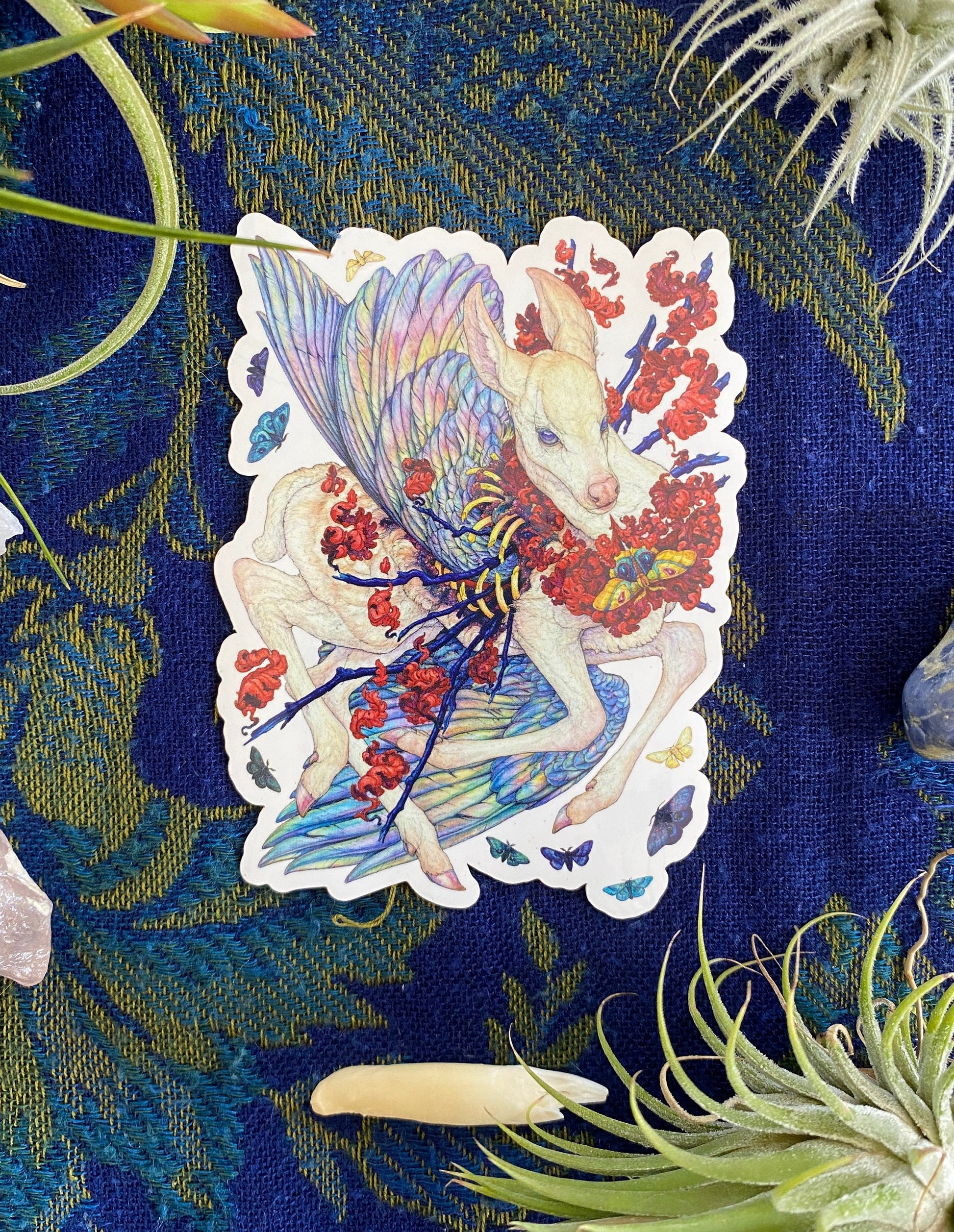 Breathing Fire Brushed Aluminum Sticker
