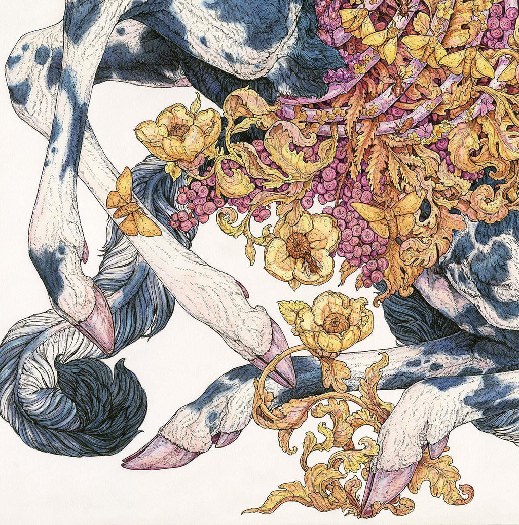 Heavenly Unicorn Medium Limited Edition Print