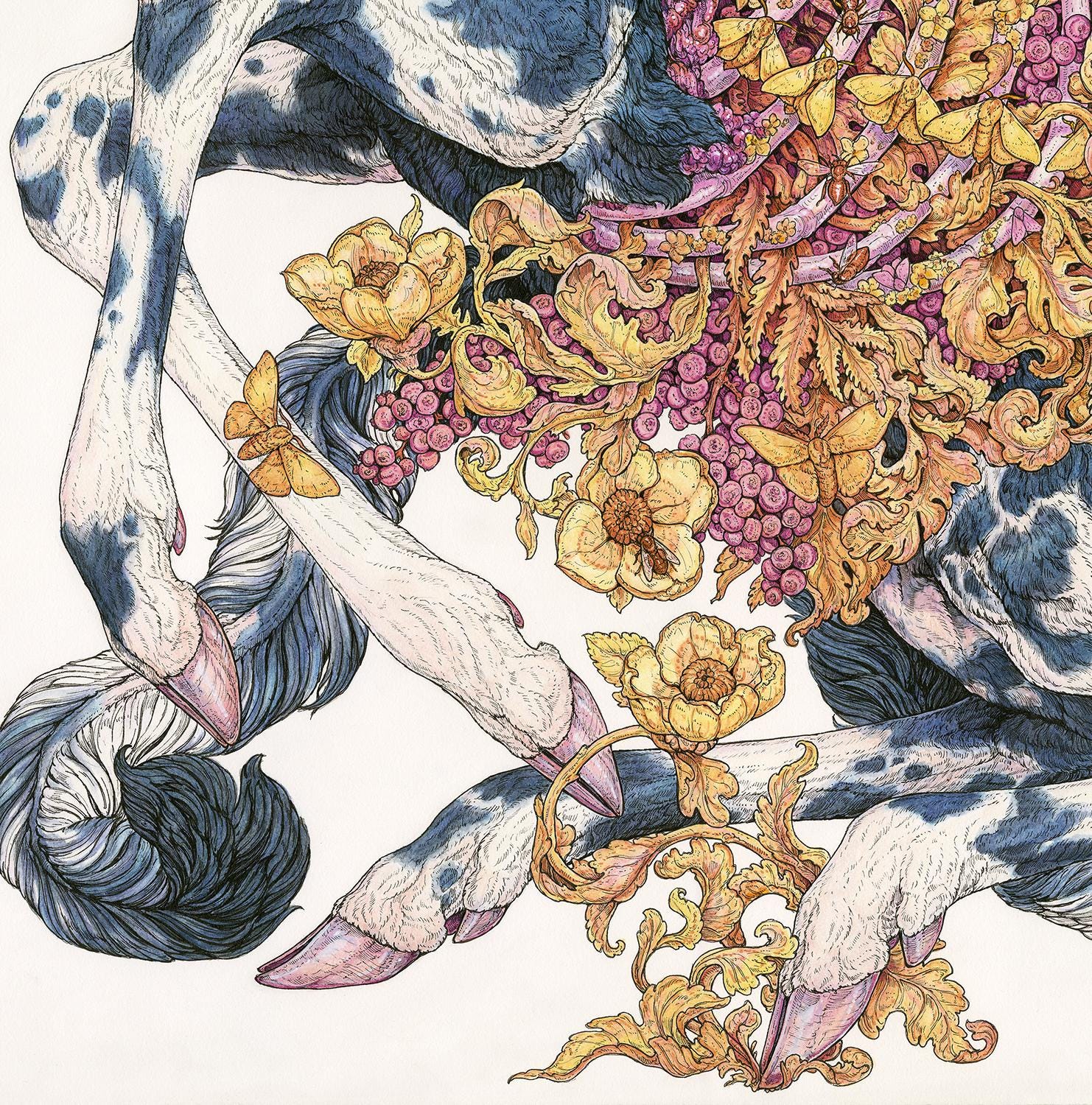 Heavenly Unicorn Medium Limited Edition Print