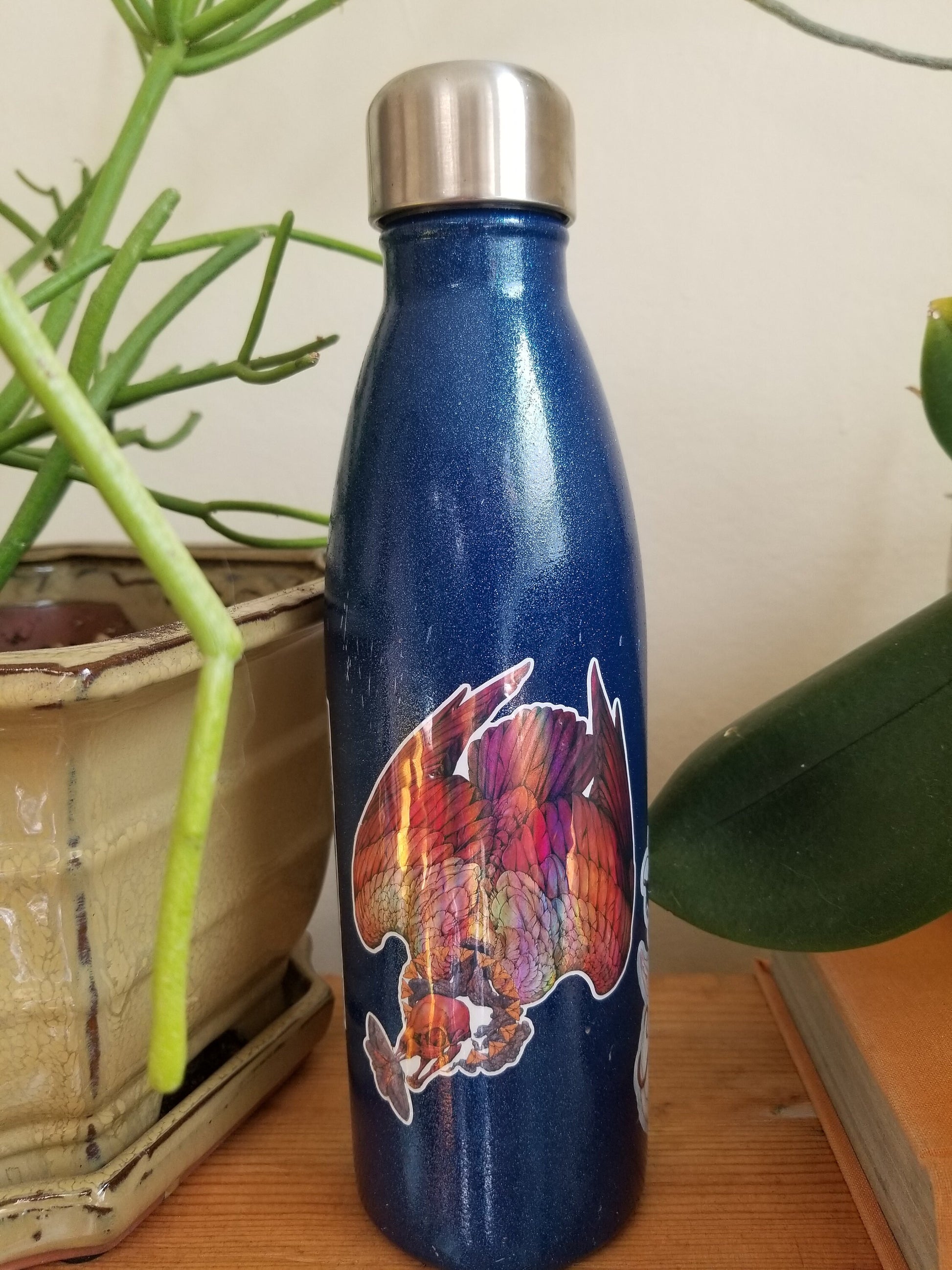 Red Cherub Holographic Sticker