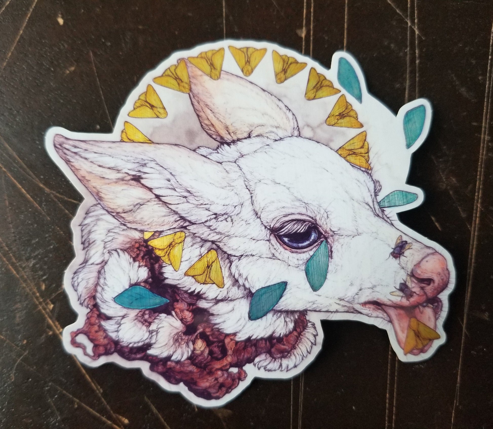 Decapitated Second Holographic Sticker